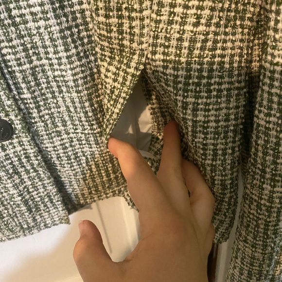 Rag & bone Marisa tweed jacket women’s 6 $525 cream / green textured blazer - Picture 9 of 10